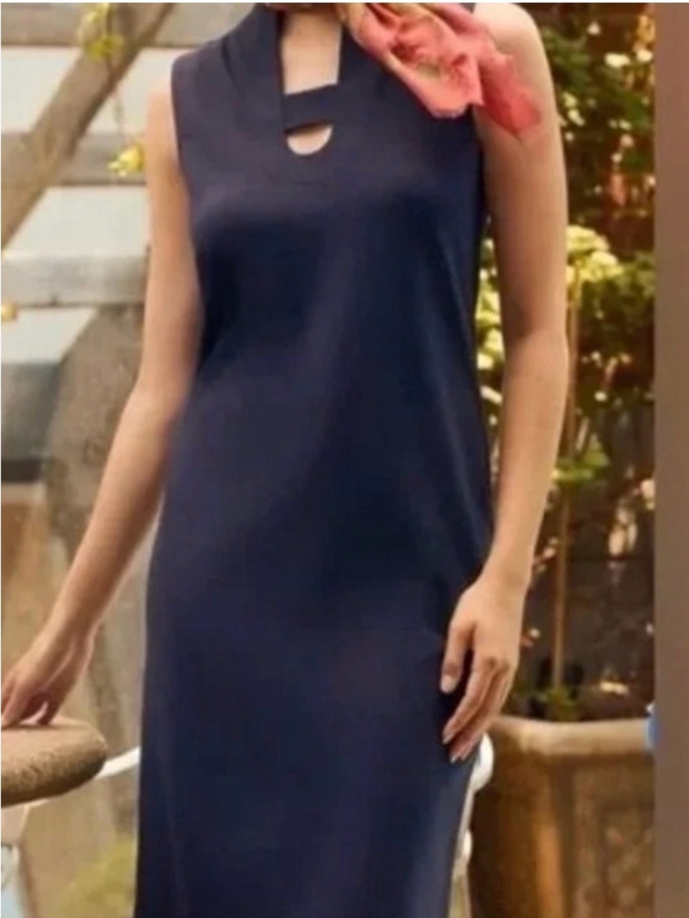 J. McLAUGHLIN, Zanna Dress Navy, Sz M, NWT